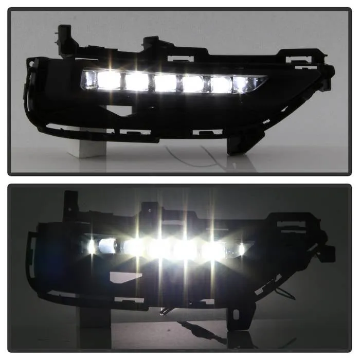 Spyder OEM LED Fog Lights Honda Accord Coupe (16-17) [w/ Switch] Clear