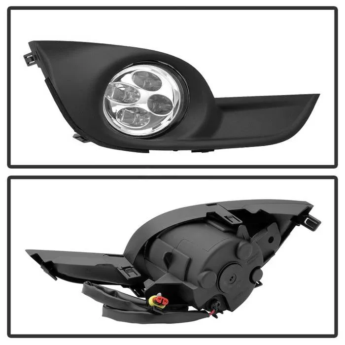Spyder OEM LED Fog Lights Nissan Altima (13-15) [w/ Daytime DRL & Switch] Clear