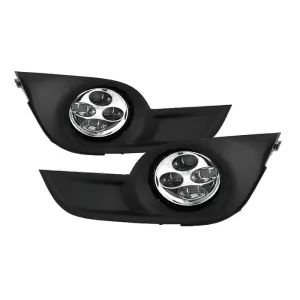 Spyder OEM LED Fog Lights Nissan Altima (13-15) [w/ Daytime DRL & Switch] Clear
