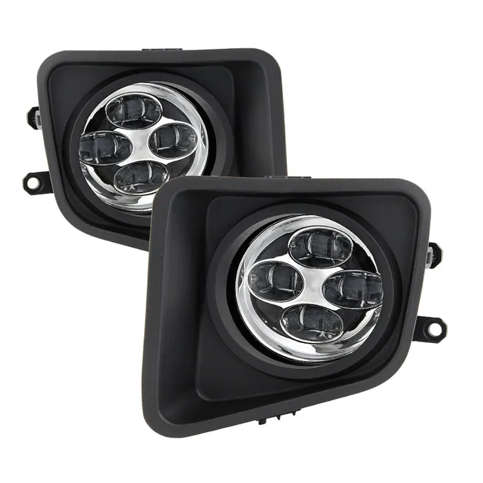 Spyder OEM LED Fog Lights Toyota Tundra (14-16) [w/ Switch & Daytime DRL LED Running] Clear