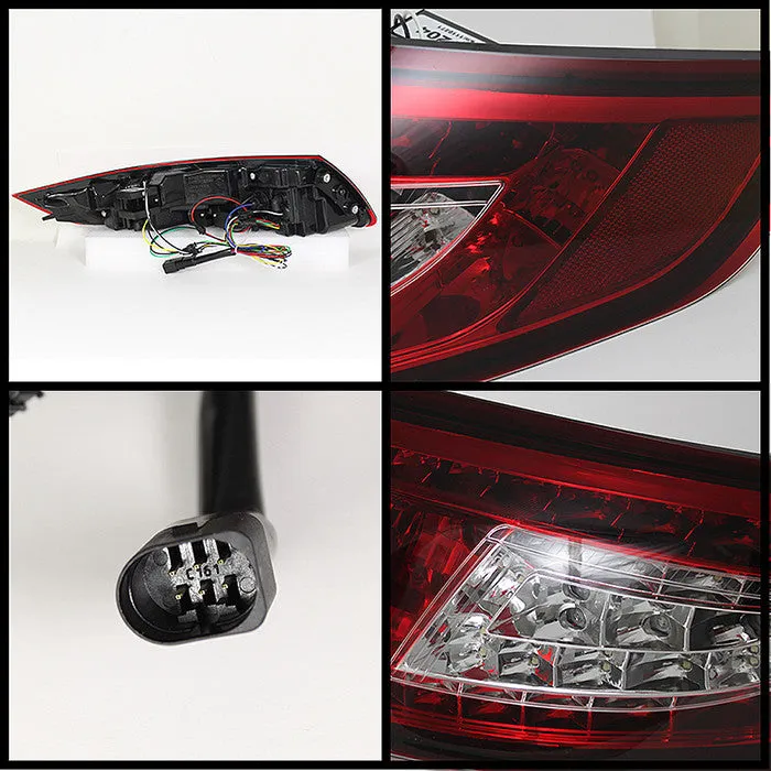 Spyder Porsche 05-08 997 LED Tail Lights Red