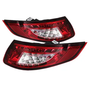 Spyder Porsche 05-08 997 LED Tail Lights Red