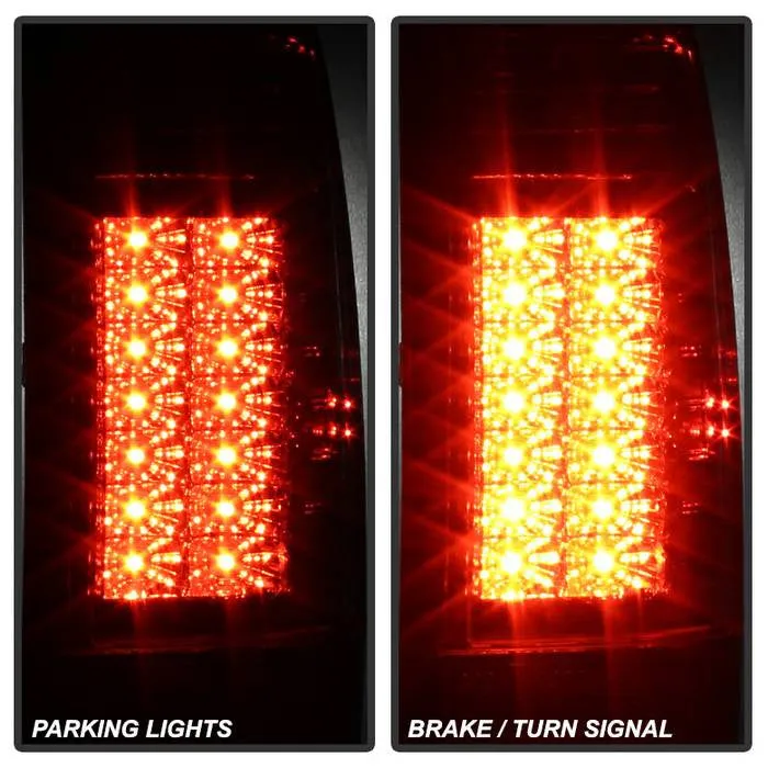 Spyder Super Duty 08-16 F250 F350 F450 V2 LED Tail Lights Red