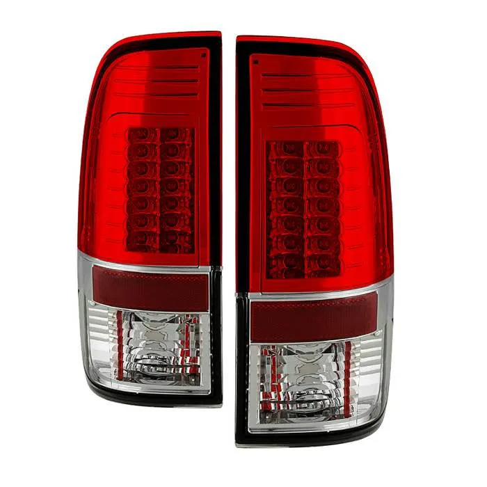 Spyder Super Duty 08-16 F250 F350 F450 V2 LED Tail Lights Red