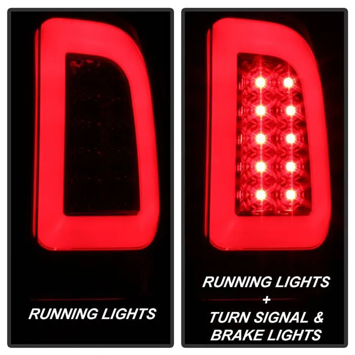 Spyder Super Duty 08-16 F250 F350 F450 V3 LED Bar Tail Lights Red