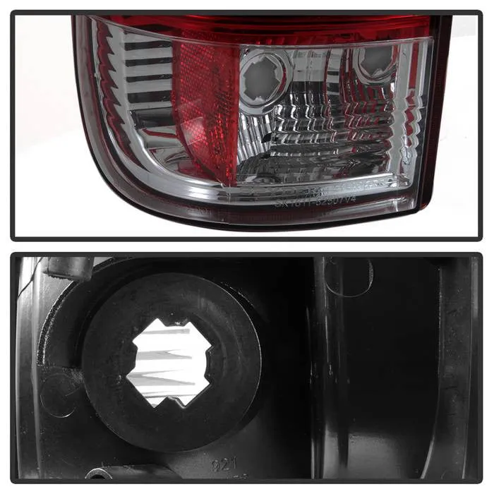 Spyder Super Duty 08-16 F250 F350 F450 V3 LED Bar Tail Lights Red
