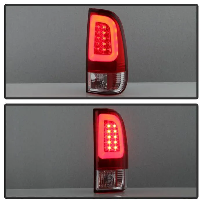 Spyder Super Duty 08-16 F250 F350 F450 V3 LED Bar Tail Lights Red