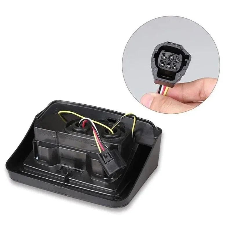 Suparee Jeep Wrangler LED Tail Lights with Clear Lens for 2007-2018 JK JKU