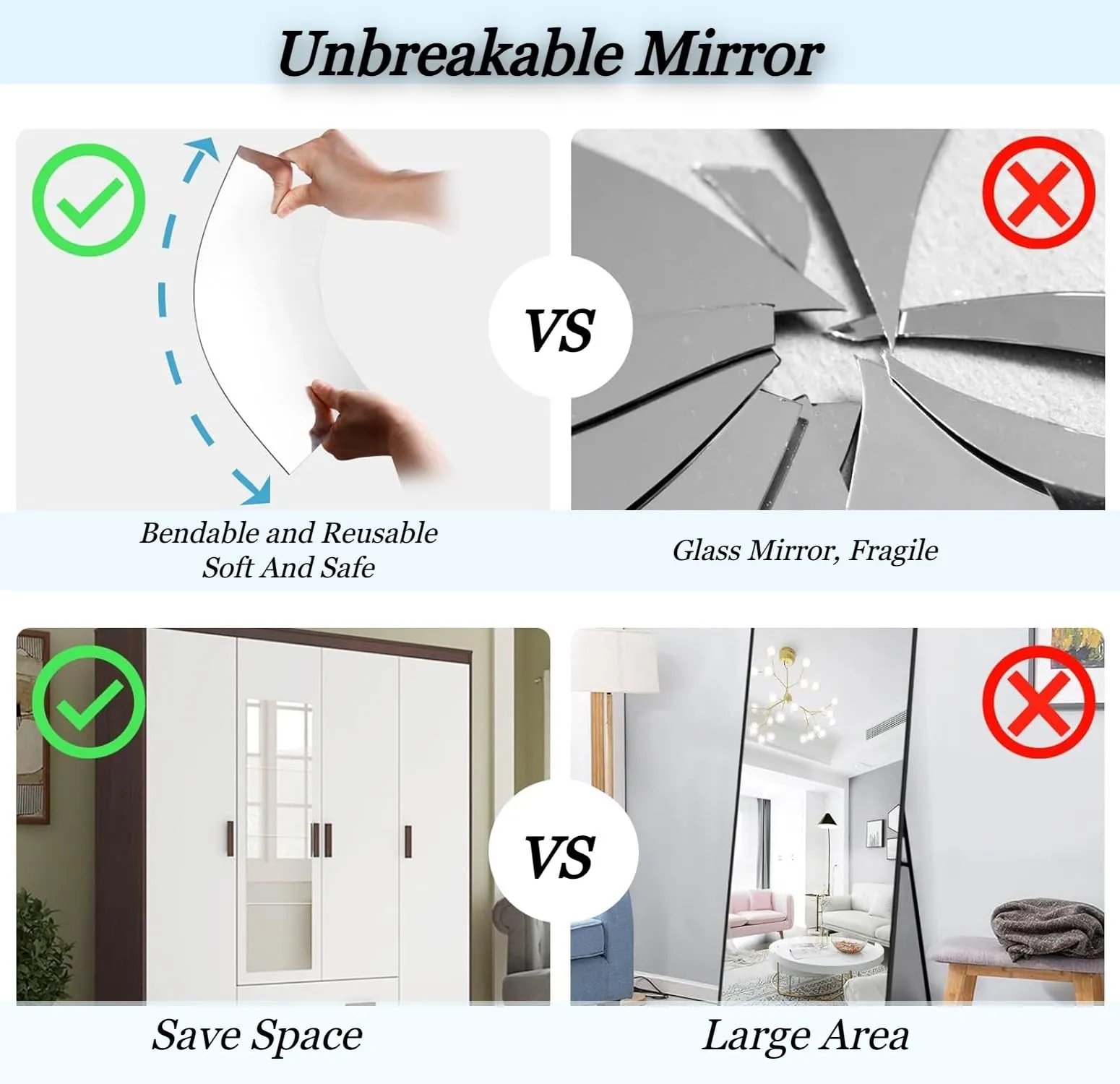 TLISMI Hexagon Peel-and-Stick Unbreakable Acrylic Mirror Shatterproof Flexible Decorative Self-Adhesive DIY Mirror Panels Tiles Non-Glass Mirror Stickers for Gym & Home Décor (Red)- 18 x 21cm