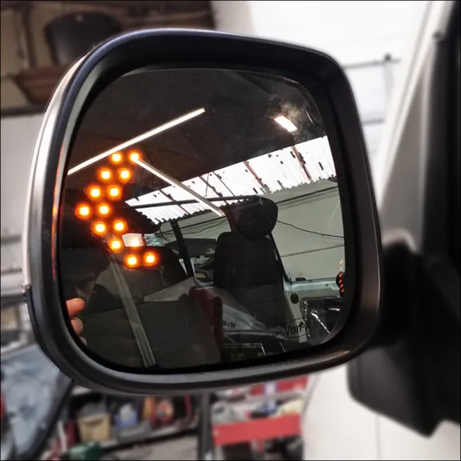 VW T5 Transporter LED Wing Mirror Lens Non-Heated