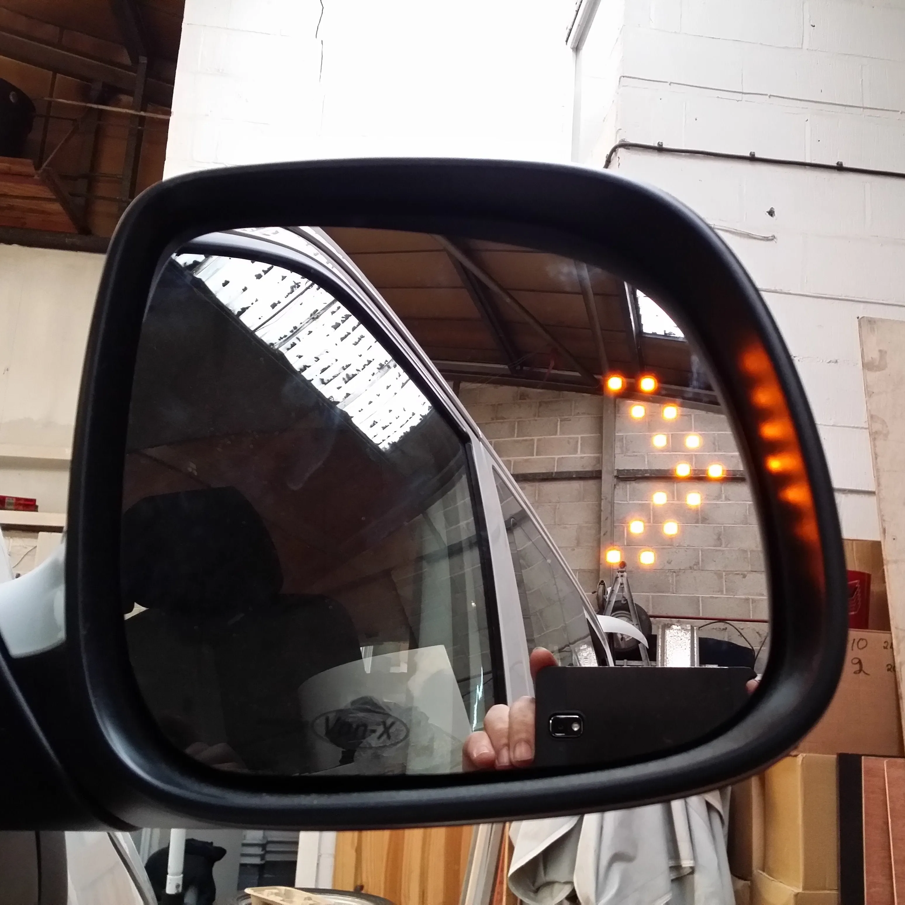 VW T5 Transporter LED Wing Mirror Lens Non-Heated