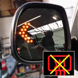 VW T5 Transporter LED Wing Mirror Lens Non-Heated