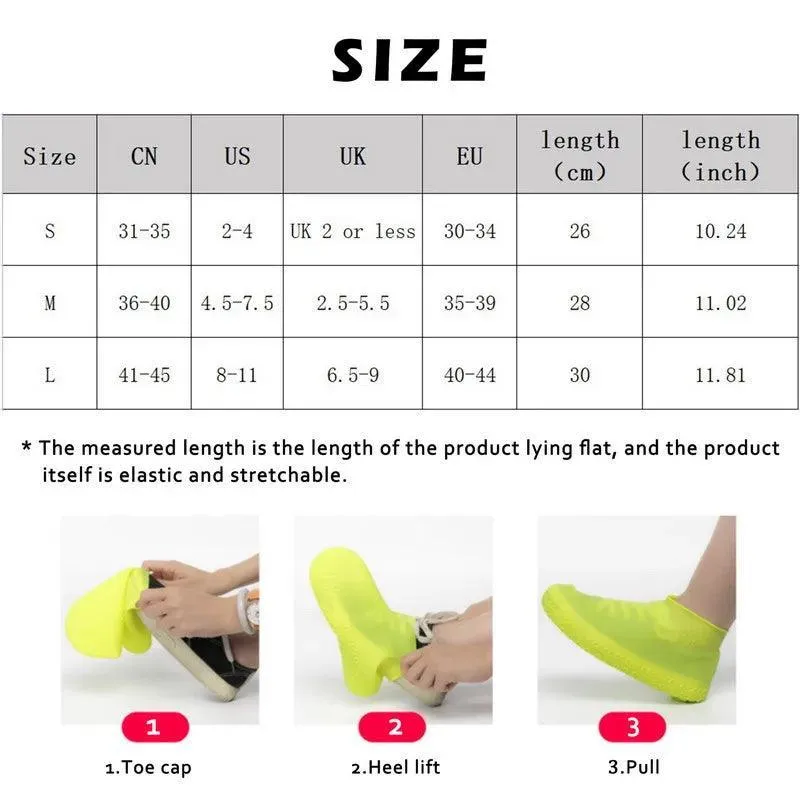 Waterproof Silicone Shoe Covers: All-Weather Protection Gear