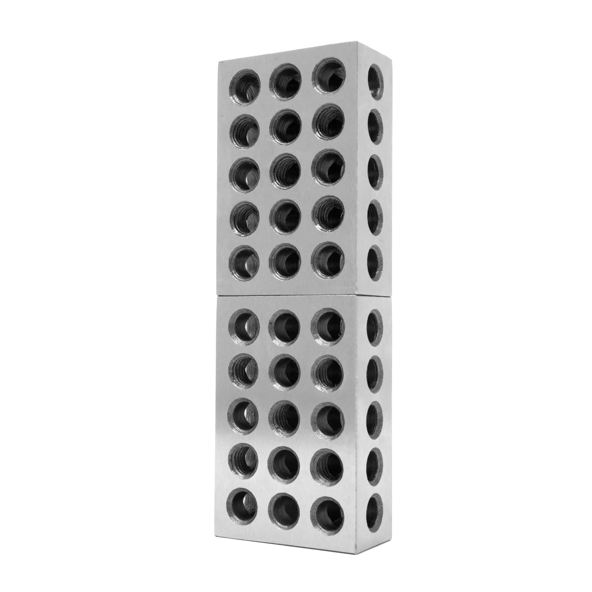 WEN 10457 25 x 50 x 75 mm Steel-Hardened Metric Precision 123 Blocks, Two Pack