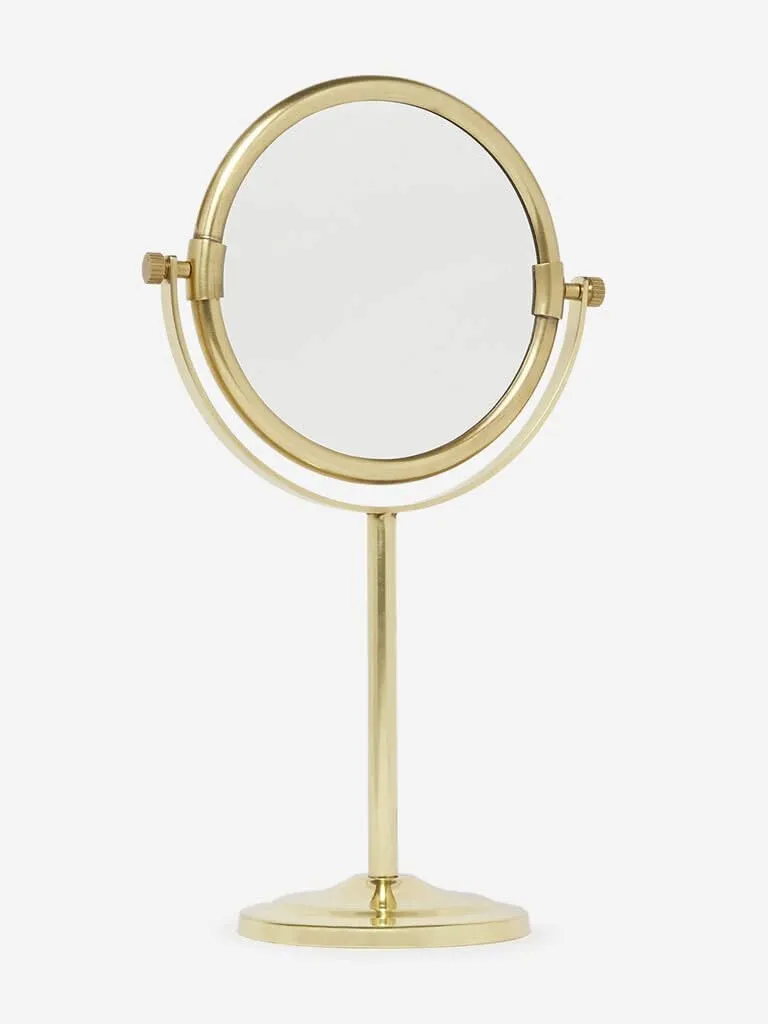 Westside Home Gold Pedestal Mirror