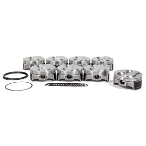 Wiseco Quick 8 Series Piston - Forged - 4.605" Bore - 0.043" x 0.043" x 3.00" Ring Grooves - Plus 4 cc - Big Block Chevy - (Set of 8)