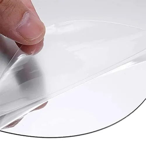 Yadav Store Oval Shape Adhesive Mirror Sticker for Wall on Tiles Bathroom Bedroom Living Room Basin Mirror Bathroom Wall Mirror Stickers Unbreakable Plastic Wall Mirror 30 * 20